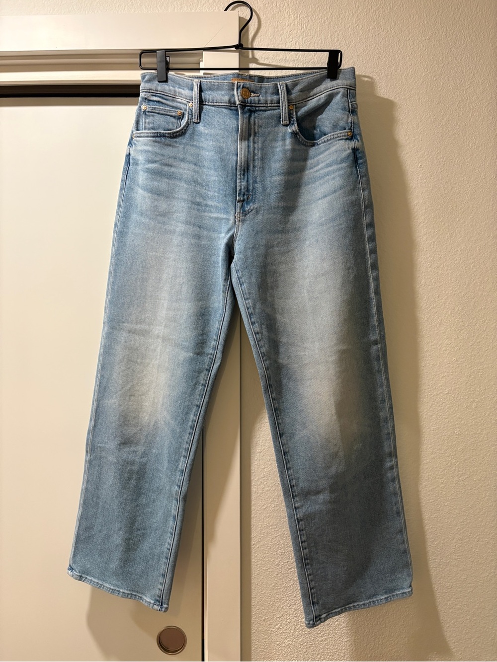 MOTHER The Rambler Ankle Straight Leg Jeans (Look Ma No Hands) - Picture 7 of 14